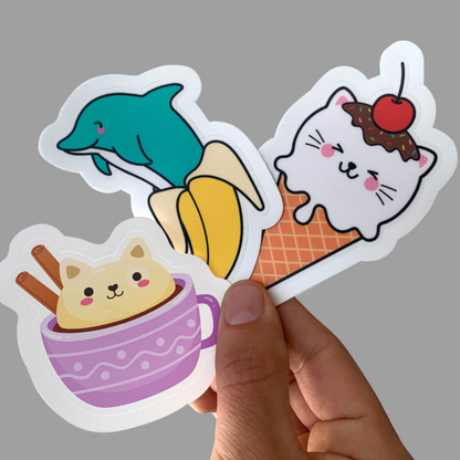 1.5 Inch Custom Shape Paper Sticker