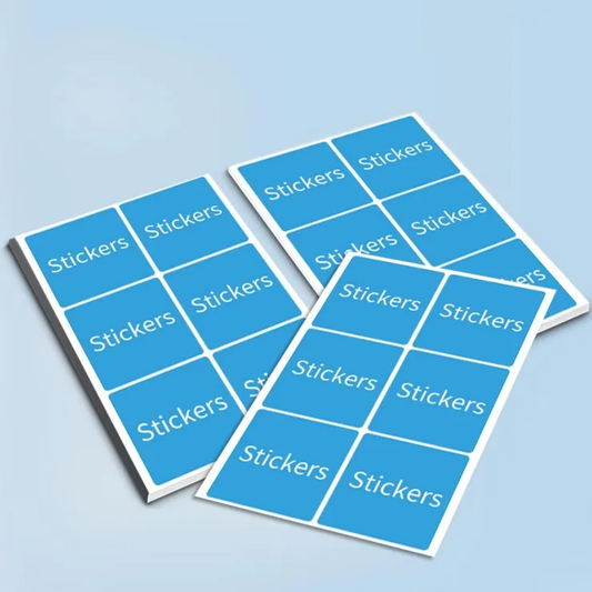 Rectangle Glossy Paper Sticker