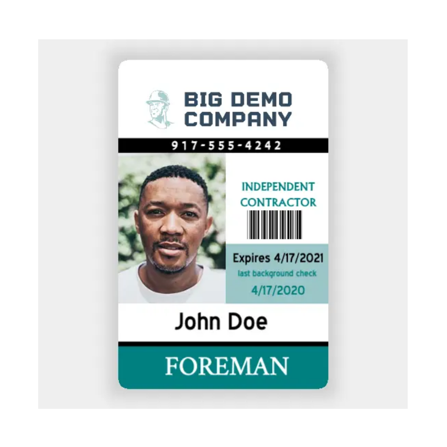 Printed ID Card (PVC)