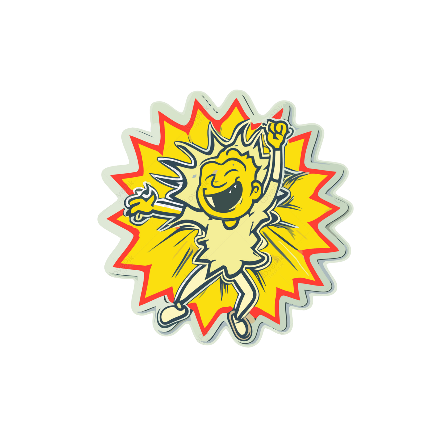 Paper Sticker - StarBurst