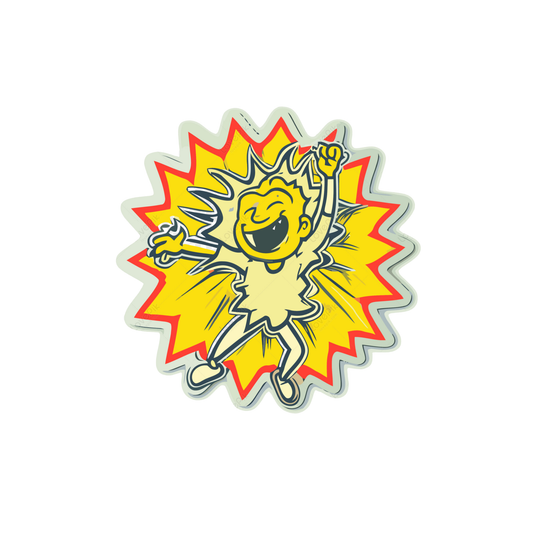 Paper Sticker - StarBurst