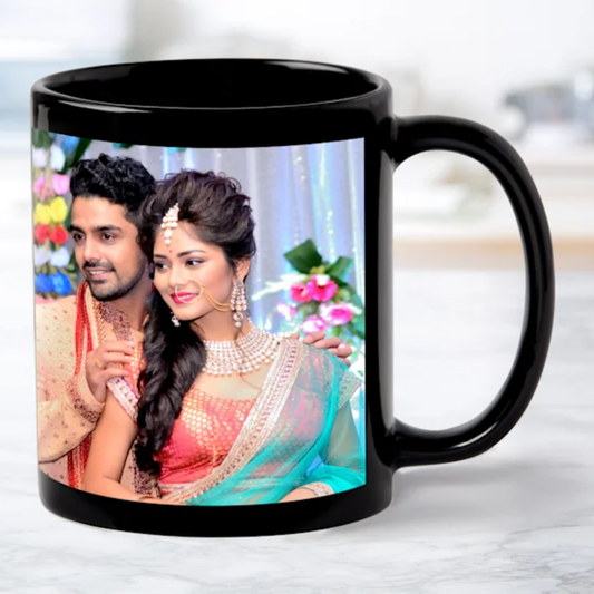 Printed Black Mug