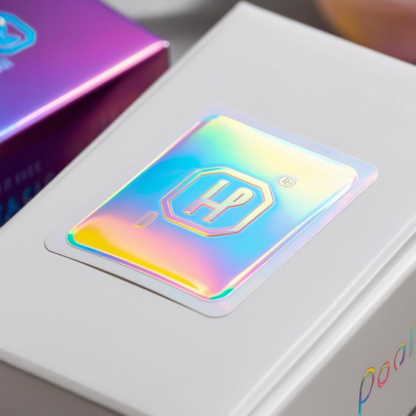 1 Inch Square Holographic Sticker