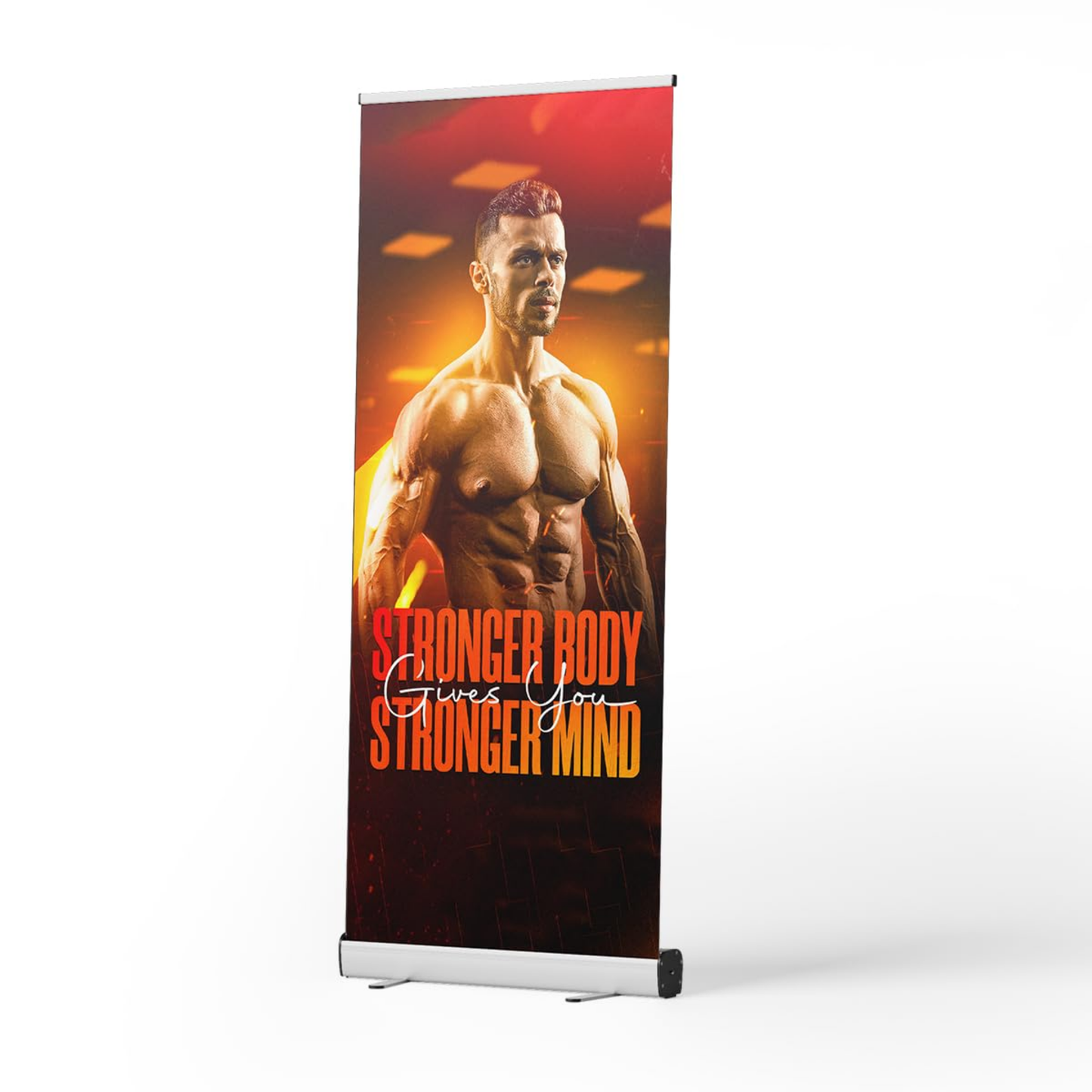 Printed Roll Up standy (silver)