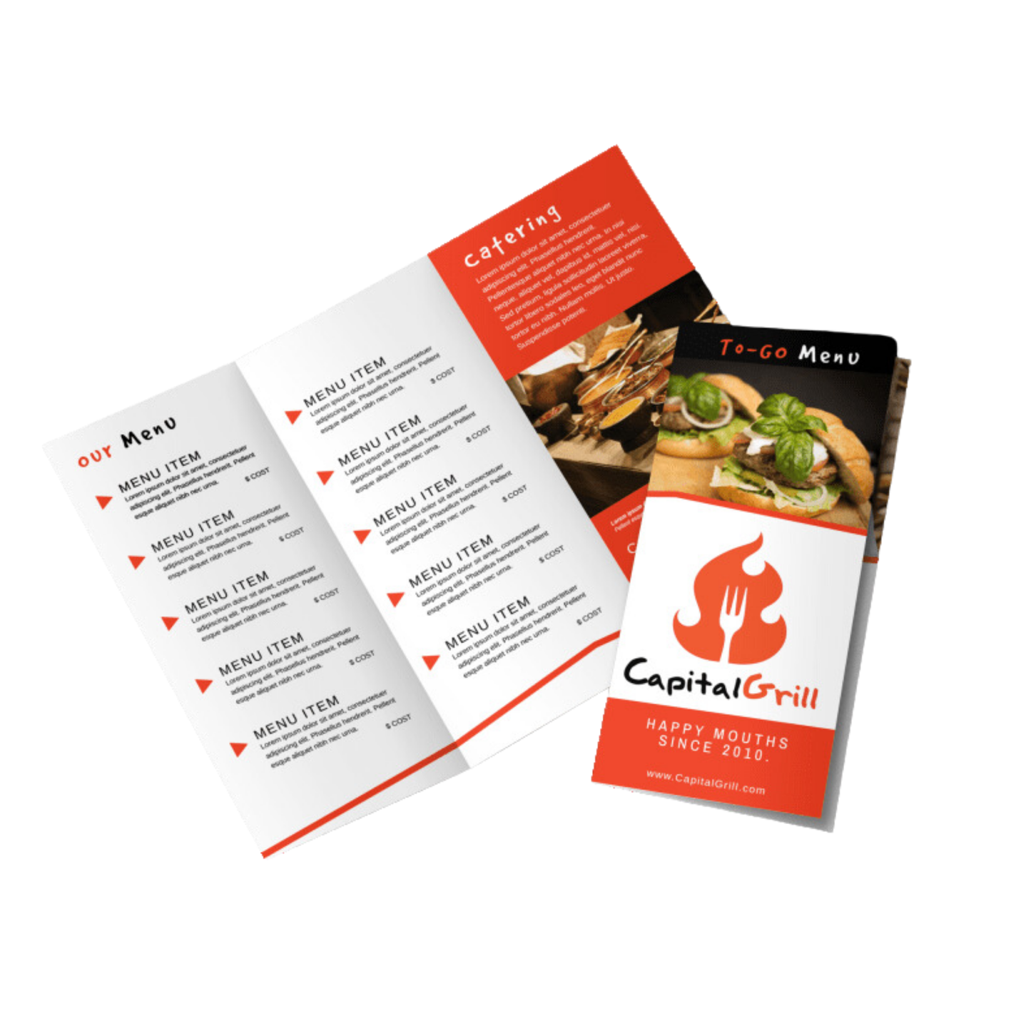 Trifold Menu