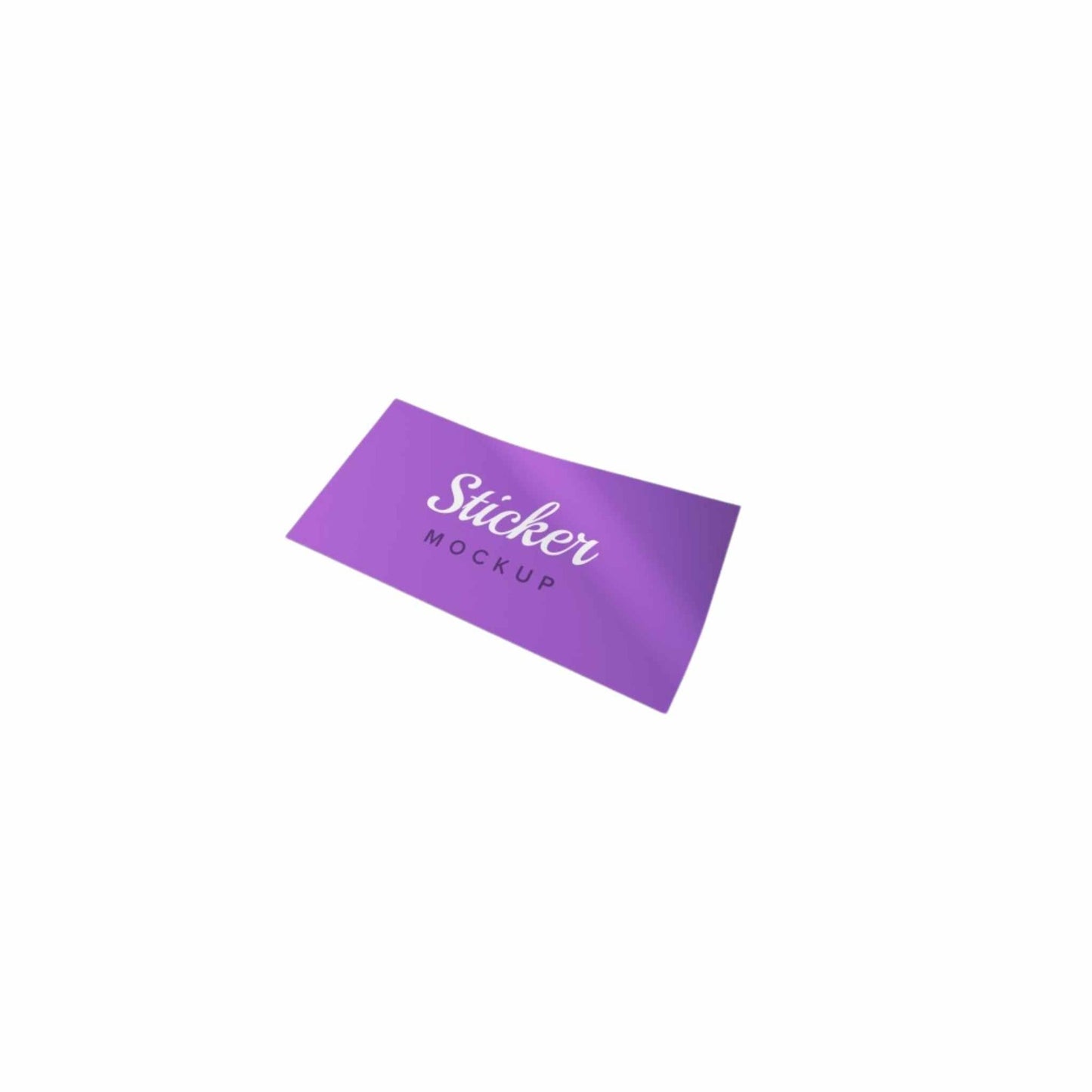 Durable Visiting Card Sticker - Rectangle