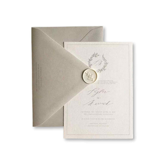 Wedding Invitation Card with Envelop