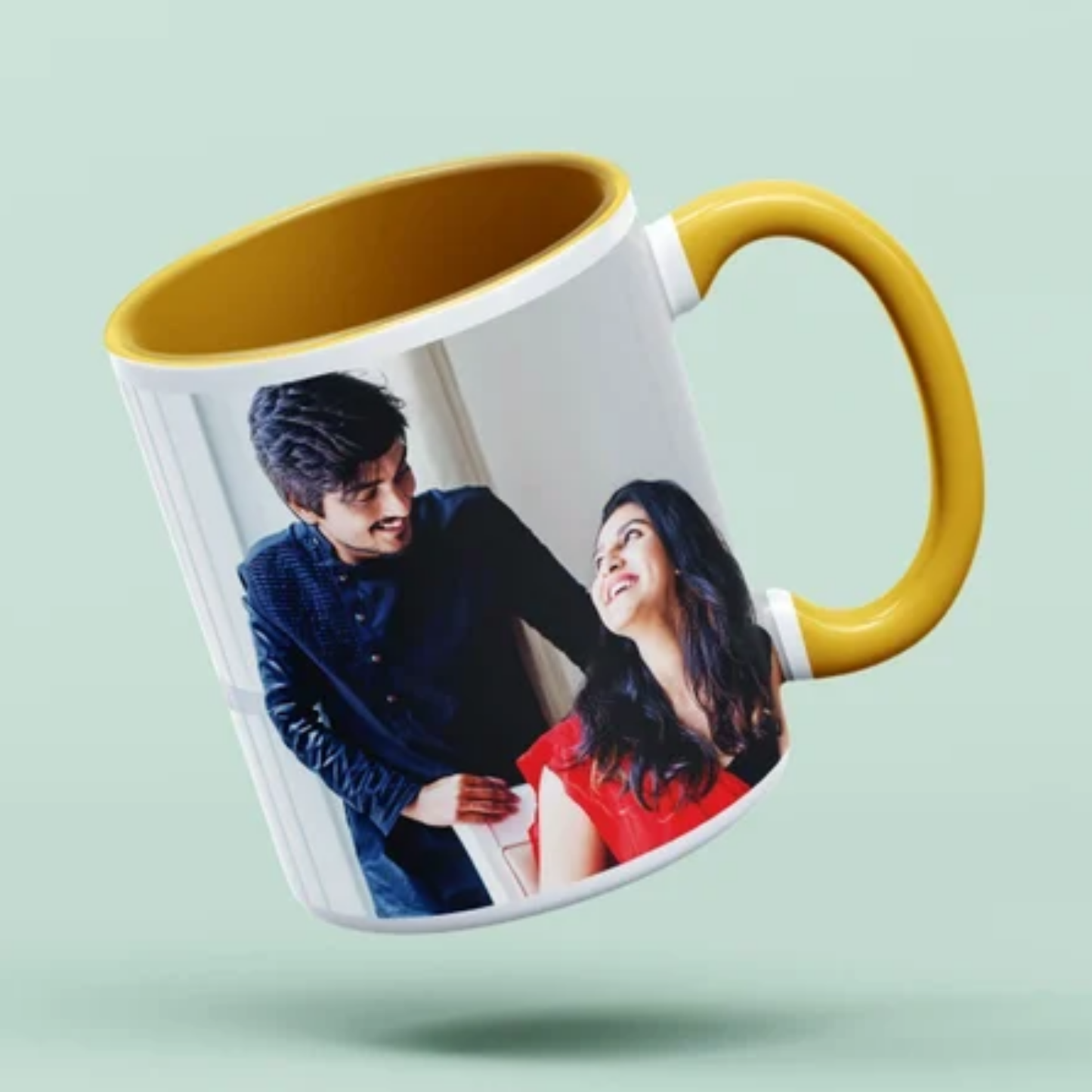 Yellow Photo Mug