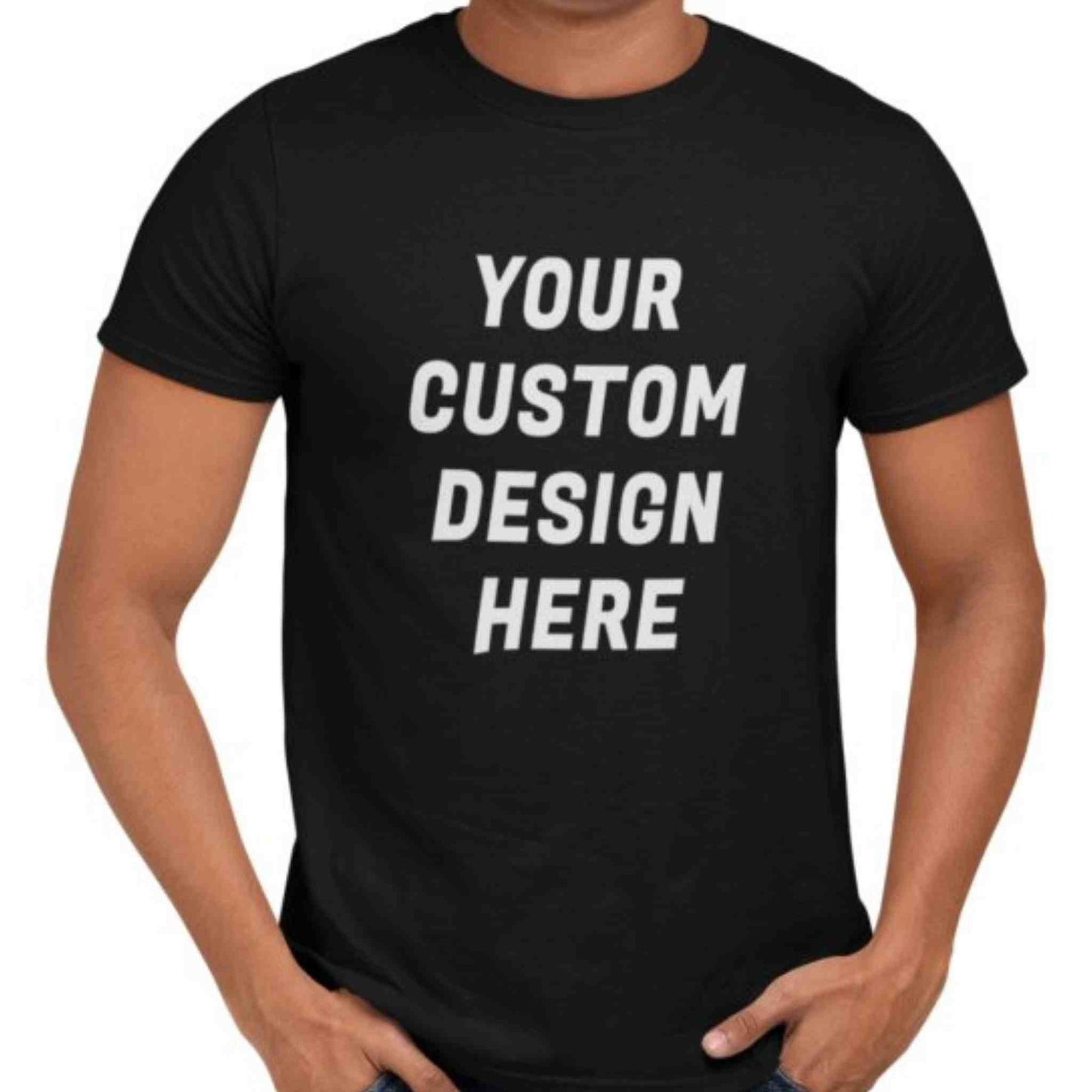 Custom Printed Round Neck T-shirt in 2 hours